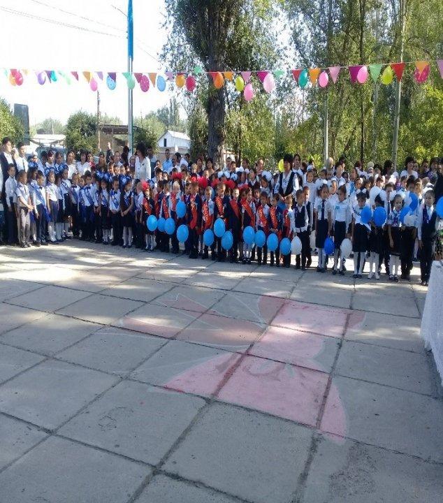 №32 В.В. Маяковский атындағы орта мектебіндегі 2018 жылдың  1 қыркүйек күні өткізілген  жайында мәлімет.