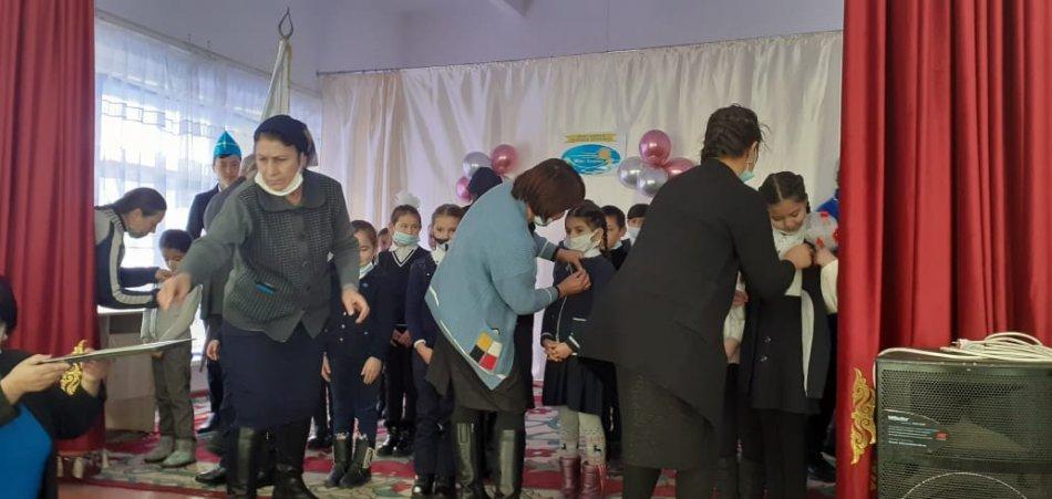 Прием в ряды "Жас кыран"